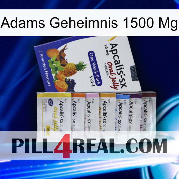 Adams Secret 1500 Mg 11